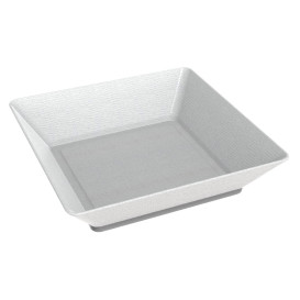 Piatto Fondo Canna da Zucchero Bianco 6,5x6,5 cm (600 Pezzi)