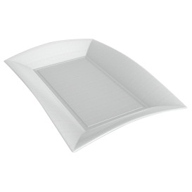 Vassoi Canna Zucchero Bianco Nice 280x190mm (50 Pezzi)