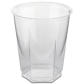 Bicchiere Plastica Esagonale PS Glas 250ml (50 Uds)