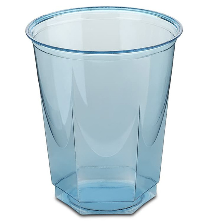 Bicchiere Plastica Esagonale PS Glas Turchese 250ml (10 Uds) Bicchiere Plastica Esagonale PS Glas Turchese 250ml (10 Uds)