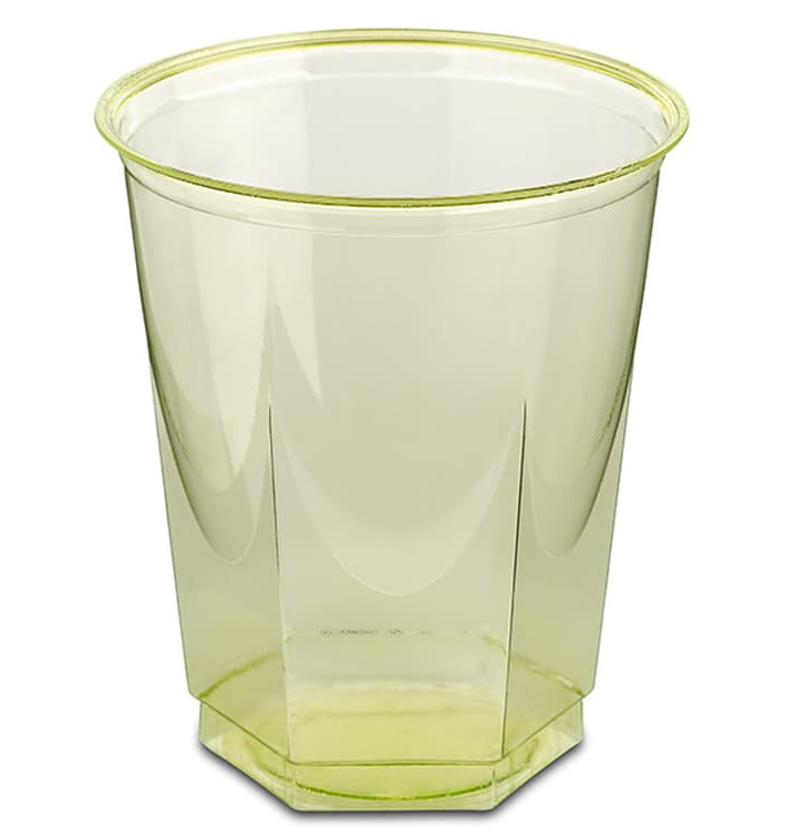 Bicchiere Plastica Esagonale PS Glas Pistacchio 250ml (10 Uds) Bicchiere Plastica Esagonale PS Glas Pistacchio 250ml (10 Uds)