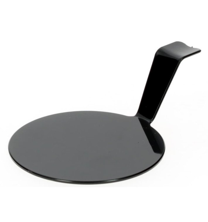 Piatto Degustazione "Gourmand" Nero Ø4,5x2cm (600 Pezzi) Piatto Degustazione "Gourmand" Nero Ø4,5x2cm (600 Pezzi)