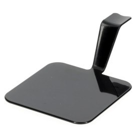 Piatto Degustazione "Gourmand" Nero 4x4cm (50 Pezzi)