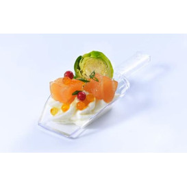 Mini Cucchiaio Degustazione "Pala" Trasp. 90mm (20 Pezzi)