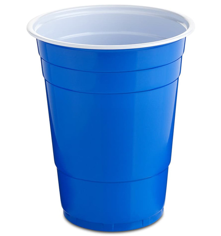 Bicchiere Blu Plastica 550ml (25 Pezzi) Bicchiere Blu Plastica 550ml (25 Pezzi)