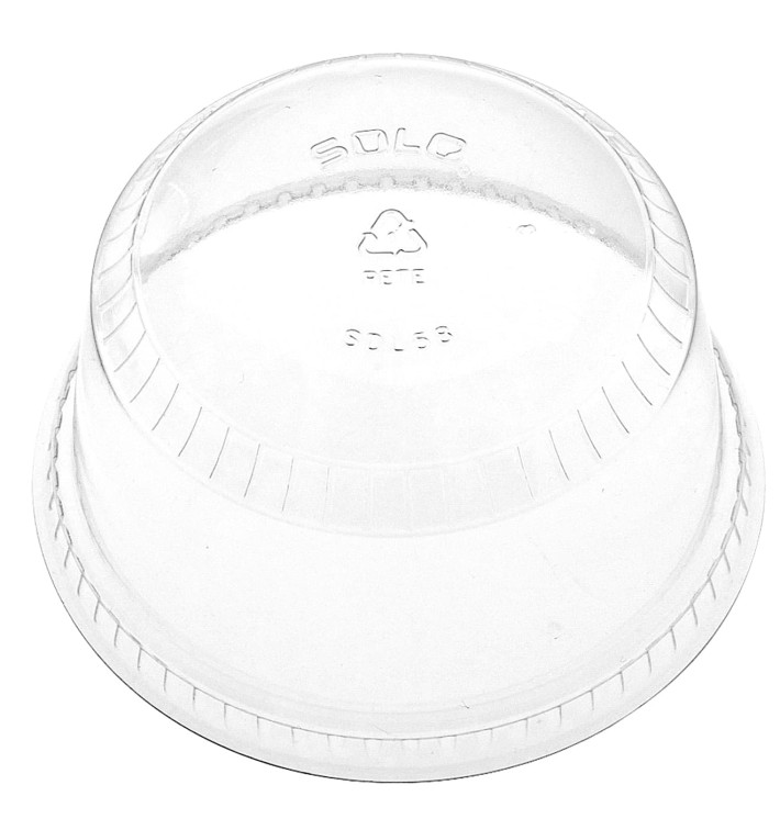 Coperchio Cupola Chiuso PET Glas Ø9,2cm (50 Pezzi) Coperchio Cupola Chiuso PET Glas Ø9,2cm (50 Pezzi)