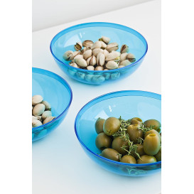 Ciotola PS Glas Rígida Turchese 3500ml Ø27cm (20 Pezzi)