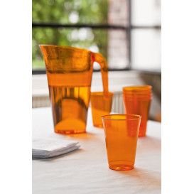 Brocca Plastica Arancione Riutilizzabile 1.500 ml (1 Unità)