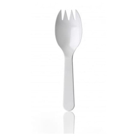 Forchetta Plastica Spork PS 98mm (100 Pezzi)