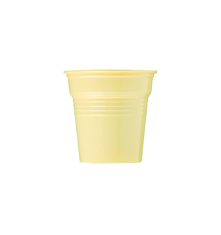Bicchiere di Plastica PS Crema 80ml Ø5,7cm (50 Pezzi) Bicchiere di Plastica PS Crema 80ml Ø5,7cm (50 Pezzi)