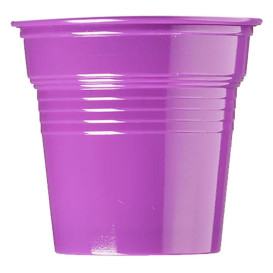 Bicchiere di Plastica PS Viola 80ml Ø5,7cm (1500 Pezzi)