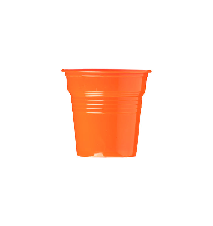 Bicchiere di Plastica PS Arancione 80ml Ø5,7cm (1500 Pezzi) Bicchiere di Plastica PS Arancione 80ml Ø5,7cm (1500 Pezzi)