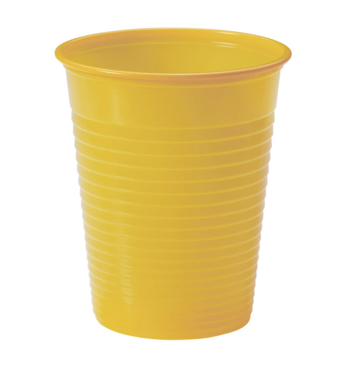 Bicchiere di Plastica PS Mango 200ml Ø7cm (1500 Pezzi)