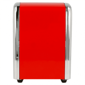 Dispenser Tovaglioli Miniservis Acciaio Rosso (1 Pezzi) 