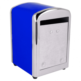 Dispenser Tovaglioli Miniservis Acciaio Blu (1 Pezzi) 