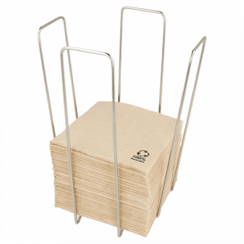  Portatovaglioli Cocktail di Filo 11x11x18cm (12 Pezzi)