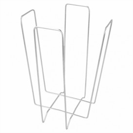  Portatovaglioli di Filo 18x18x19,4cm (12 Pezzi)
