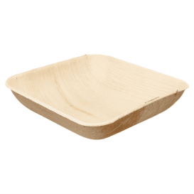Ciotola di Foglia di Palma 15x15x4cm (25 Pezzi)