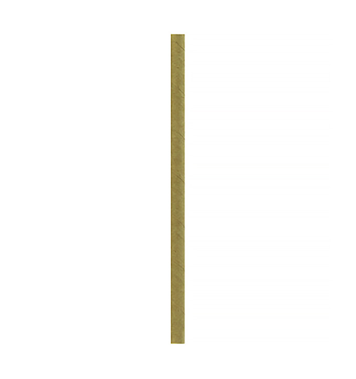 Cannuccia Dritta di Carta Kraft Smoothie Ø8mm 24cm (3000 Pezzi) Cannuccia Dritta di Carta Kraft Smoothie Ø8mm 24cm (3000 Pezzi)