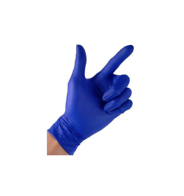 Guanti in Nitrile Senza Polvere Blu Taglia M 4,5G (1000 Pezzi)