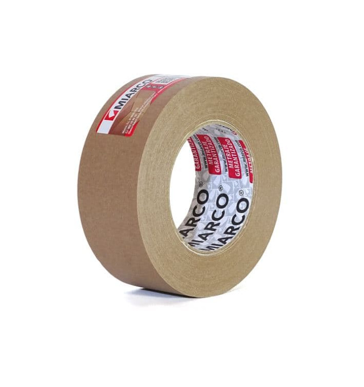Nastro Adesivo Carta Kraft Ecologico 4,8 cm X 80 m (36 Pezzi) Nastro Adesivo Carta Kraft Ecologico 4,8 cm X 80 m (36 Pezzi)