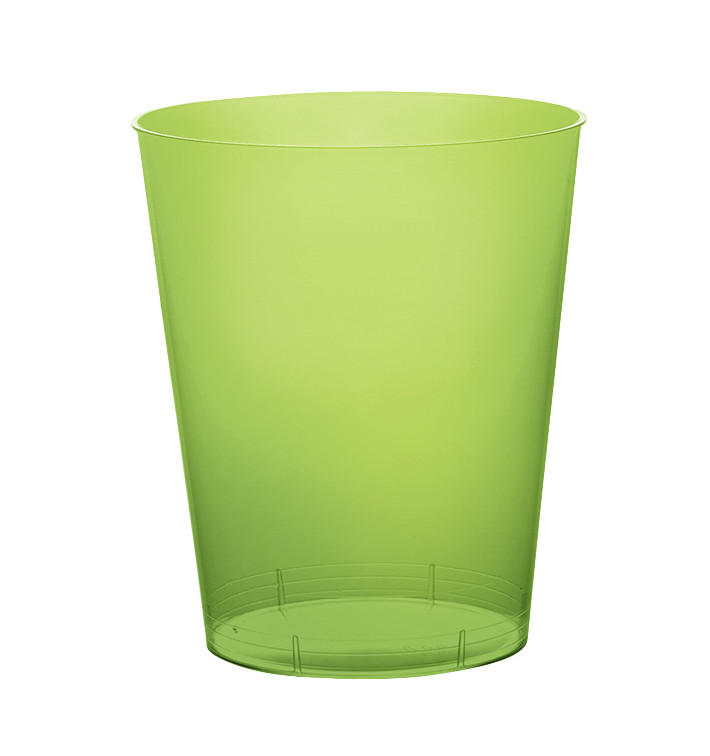 Bicchiere di Plastica Moon Verde Acido Trasp. PS 350ml (20 Pezzi) Bicchiere di Plastica Moon Verde Acido Trasp. PS 350ml (20 Pezzi)
