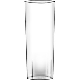 Bicchiere di Plastica Rigida Moon Trasparente PS 300ml (490 Pezzi)