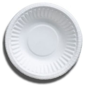 Ciotola di Carta Bianco Biodegradabili 250ml (250 Pezzi)