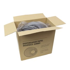 Distributore Carta Igienica 300m PC Nero (1 Pezzi)