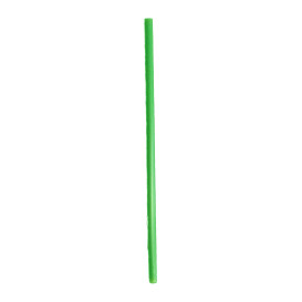 Cannuccia Dritta Insaccato di PLA Verde Ø6mm 20cm (6500 Pezzi)