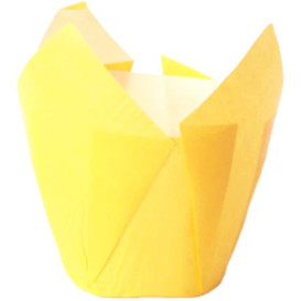 Pirottini Muffin Tulip Ø50x42/72 mm Giallo (2160 Pezzi)