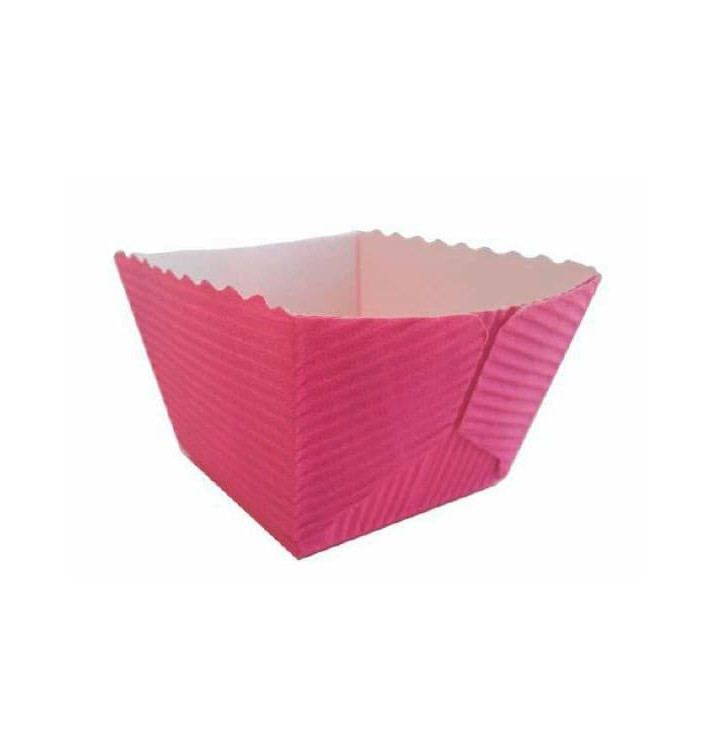 Stampi Forno Quadrato Ø42x37 mm Viola (1500 Pezzi) Stampi Forno Quadrato Ø42x37 mm Viola (1500 Pezzi)