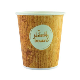 Bicchiere di Carta Vending Eco PLA BioWare 6Oz/192ml Ø7,0cm (100 Pezzi)