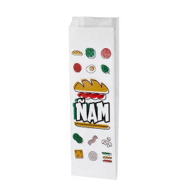 Sacchetto per Baguette Ñam 10+4x29cm (125 Pezzi)