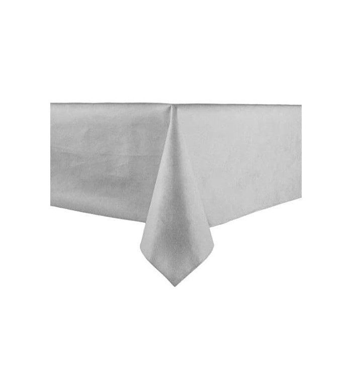 Tovaglia Non Tessuto "Novotex" 100x100cm Grigio (150 Pezzi) Tovaglia Non Tessuto "Novotex" 100x100cm Grigio (150 Pezzi)