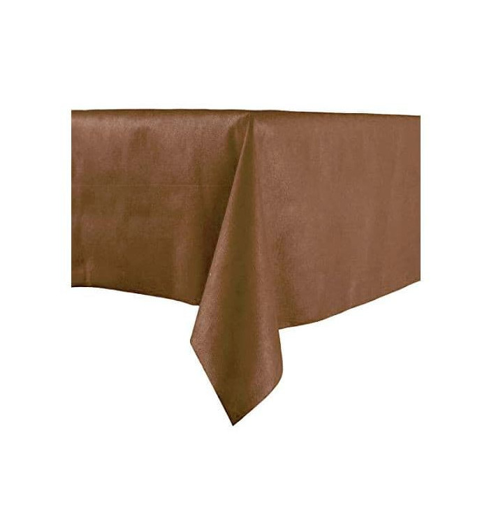Tovaglia Non Tessuto "Novotex" 100x100cm Marrone (150 Pezzi) Tovaglia Non Tessuto "Novotex" 100x100cm Marrone (150 Pezzi)