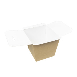 Contenitore di Cibo Wok Kraft 450ml (25 Pezzi)