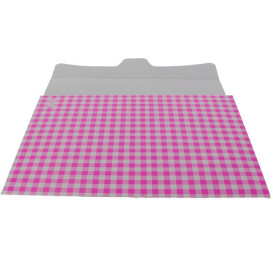 Scatola di Carta Pasticcerie 25,8x18,9x8cm 2Kg Rosa (25 Pezzi)