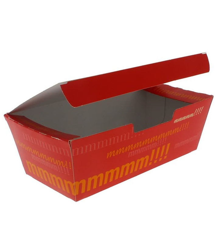 Scatola Cibo 16,5x7,5x6cm (25 Pezzi) Scatola Cibo 16,5x7,5x6cm (25 Pezzi)