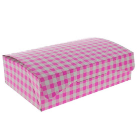 Scatola di Carta Pasticcerie 17,5x11,5x4,7cm 250g Rosa (360 Pezzi)