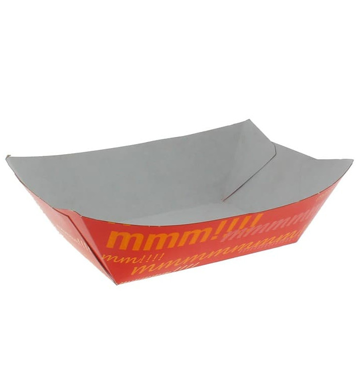 Vaschetta 350ml Carta 10,6x7,3x4,5cm (25 Pezzi) Vaschetta 350ml Carta 10,6x7,3x4,5cm (25 Pezzi)