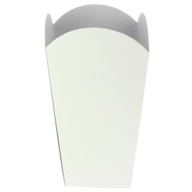 Scatola Pop Corn Mediano Bianca 90 gr 7,8x10,5x18cm (350 Pezzi)