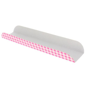 Vassoio di Carta  30x6,1x3,2cm.Rosa (1000 Pezzi)