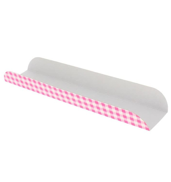 Vassoio di Carta 30x6,1x3,2cm.Rosa (1000 Pezzi) Vassoio di Carta 30x6,1x3,2cm.Rosa (1000 Pezzi)