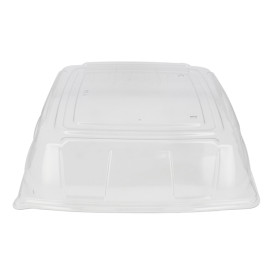 Coperchio plastica PET Trasp. Vassoio 36x36cm (25 Pezzi)