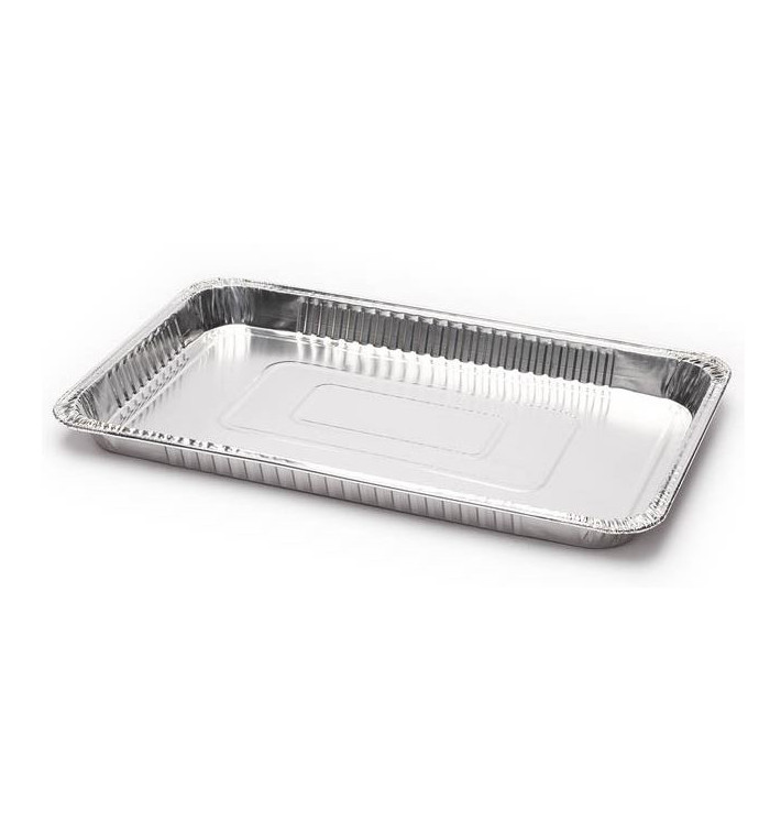 Contenitore Alluminio 5350ml 525x325mm (50 Pezzi) Contenitore Alluminio 5350ml 525x325mm (50 Pezzi)