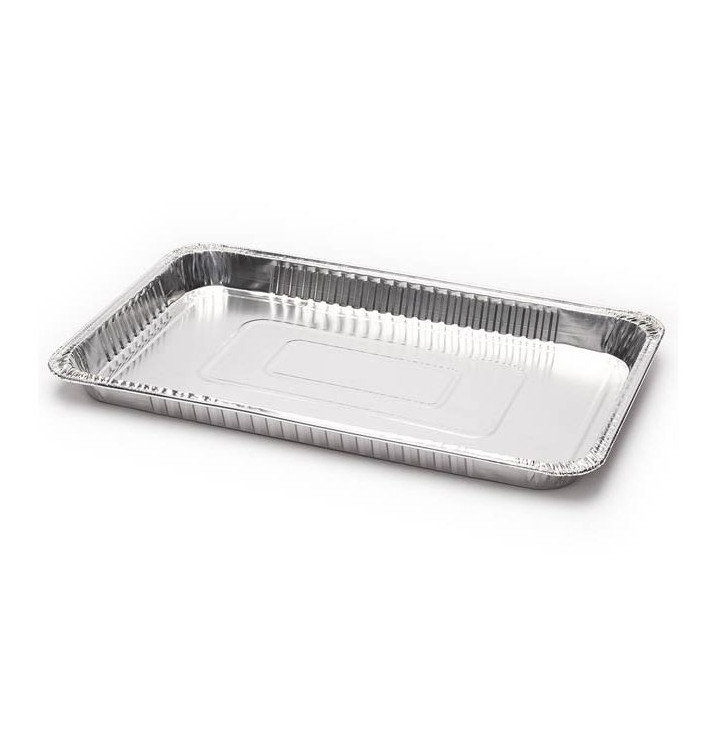 Contenitore Alluminio 6800ml 525x325mm (10 Pezzi) Contenitore Alluminio 6800ml 525x325mm (10 Pezzi)