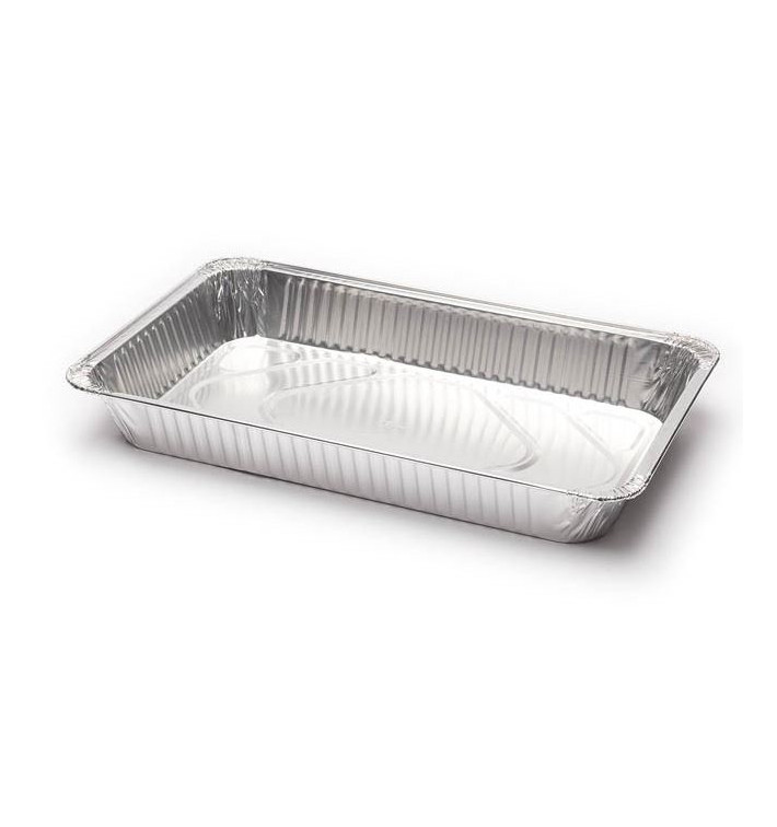 Contenitore Alluminio 8850ml 525x325mm (10 Pezzi) Contenitore Alluminio 8850ml 525x325mm (10 Pezzi)