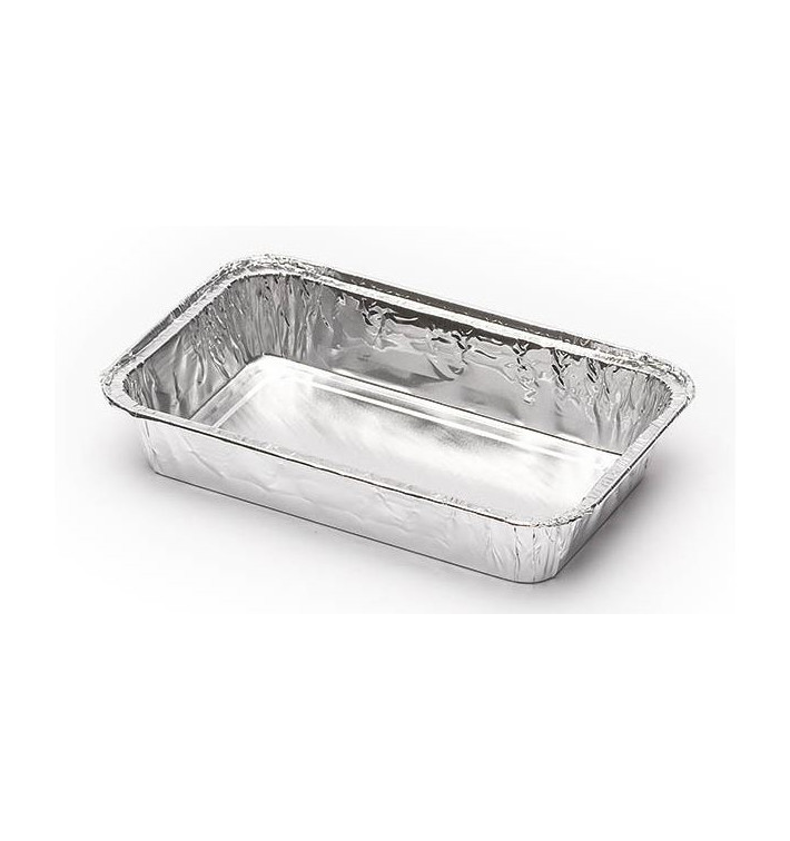 Contenitore Alluminio 470ml 185x120mm (100 Pezzi) Contenitore Alluminio 470ml 185x120mm (100 Pezzi)