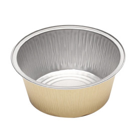 Pirottino in Alluminio Parete Liscia 135ml (166 Pezzi)